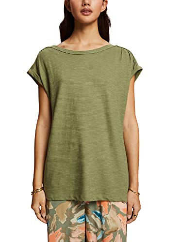 ESPRIT Damen 063EE1K301 T-Shirt, 345/LIGHT Khaki, XS ESPRIT Damen 063EE1K301 T-Shirt, 345/LIGHT Khaki, XS von ESPRIT