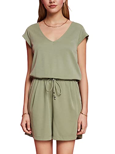 ESPRIT Damen 063EE1L302 Overalls, 345/LIGHT Khaki, M von ESPRIT
