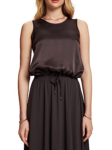 ESPRIT Damen 063EO1K308 T-Shirt, 010/ANTHRACITE, XXL von ESPRIT