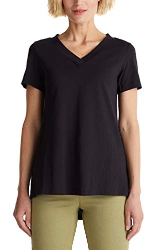 ESPRIT Damen 070EE1K331 T-Shirt, 001/BLACK, XXS von ESPRIT