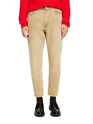 ESPRIT Damen 072EE1B302 Hose, 265/PALE Khaki, 34 von ESPRIT