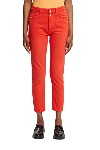 ESPRIT Damen 072EE1B302 Hose, 635/ORANGE RED, 34 von ESPRIT