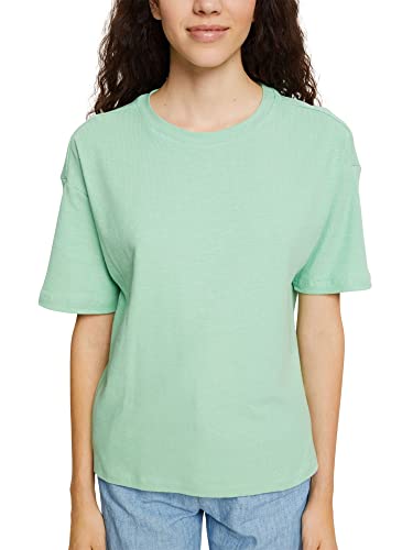 ESPRIT Damen 072EE1K346 T-Shirt, 340/PASTEL Green, XS ESPRIT Damen 072EE1K346 T-Shirt, 340/PASTEL Green, XS von ESPRIT
