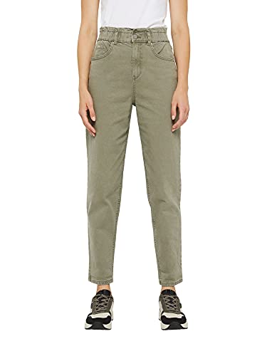 ESPRIT Damen 081CC1B301 Hose, 345/LIGHT Khaki, 32/28 von ESPRIT