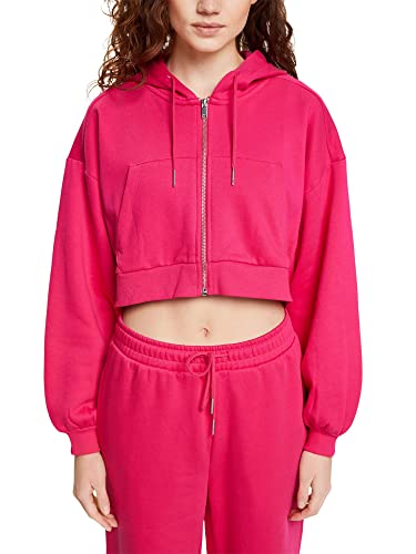 ESPRIT Damen 082CC1J302 Sweatshirt, 660/PINK Fuchsia, M von ESPRIT