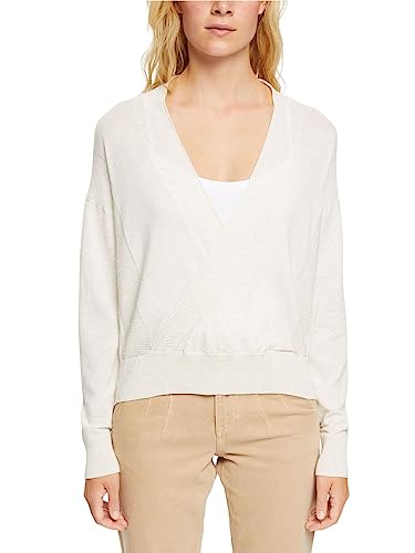 ESPRIT Damen 082ee1i320 Pullover, Sand, L EU von ESPRIT