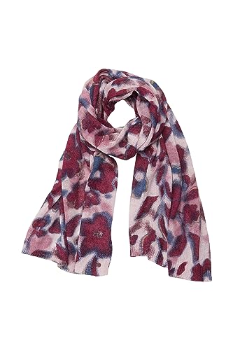 ESPRIT Damen 083EA1Q304 Winter-Schal, 650/DARK PINK, 1SIZE von ESPRIT