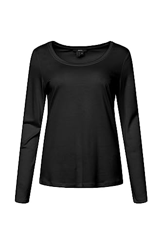 ESPRIT Damen 092EO1K318 T-Shirt, 001/BLACK, L von ESPRIT