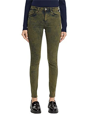 ESPRIT Damen 092ee1b306 Hose, 355/Dark Khaki, 34W / 28L EU von ESPRIT