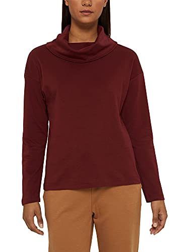 ESPRIT Damen 101CC1K305 T-Shirt, 620/GARNET RED, x_s von ESPRIT