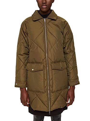 ESPRIT Damen 101EE1G320 Jacke, 355/DARK Khaki, M von ESPRIT