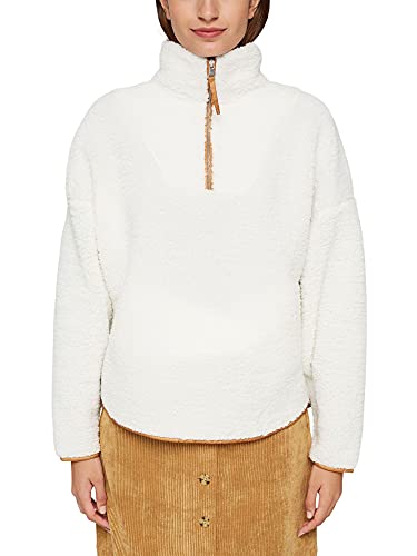 ESPRIT Damen 101EE1J309 Sweatshirt, 110/OFF White, M von ESPRIT