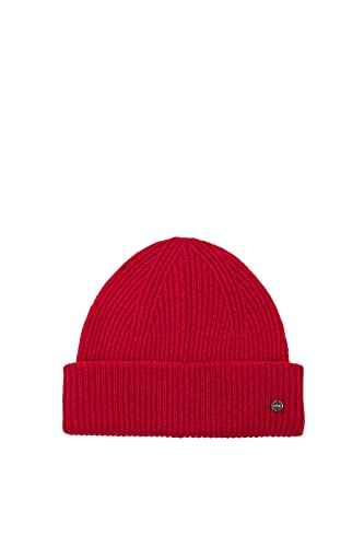 ESPRIT Damen 102EA1P317 Beanie-Mütze, 650/DARK PINK, 1SIZE von ESPRIT