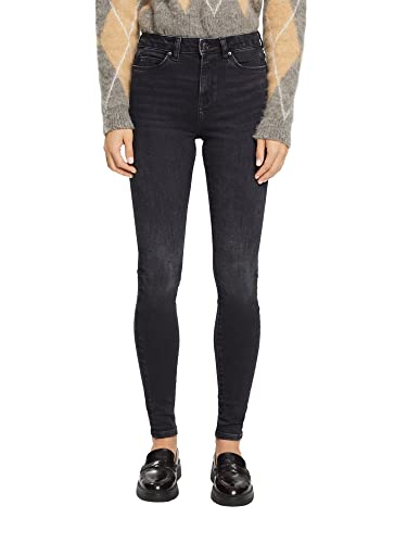 ESPRIT Damen 102EE1B340 Jeans, 912/BLACK MEDIUM WASH, 24/30 von ESPRIT