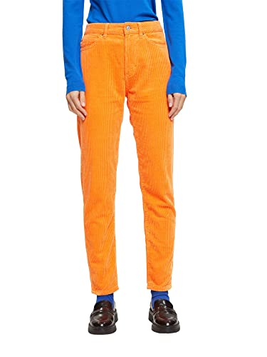 ESPRIT Damen 102EE1B350 Hose, 830/GOLDEN ORANGE, 32 von ESPRIT