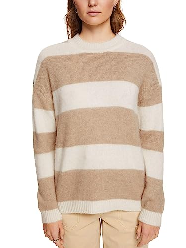 ESPRIT Damen 102EE1I303 Pullover, 287/SAND 3, XS von ESPRIT