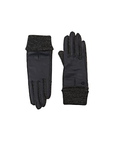 ESPRIT Strickhandschuhe aus Leder und Wollmix von ESPRIT