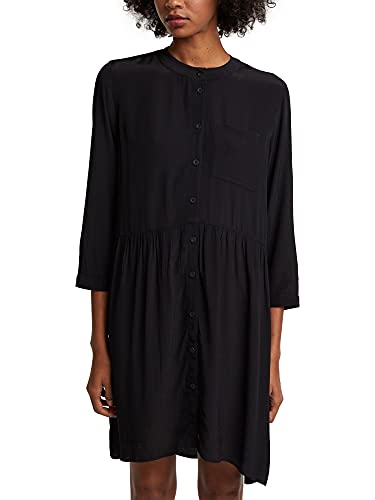 ESPRIT Damen 110CC1E307 Kleid, 001/BLACK, 38 von ESPRIT