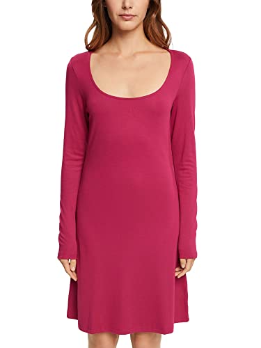 ESPRIT Damen 112E1E326 Kleid, Cherry Red, S EU von ESPRIT