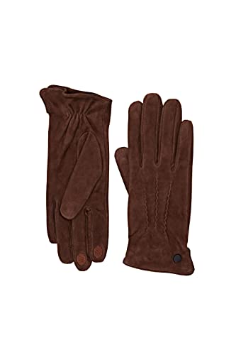 ESPRIT Damen 112EA1R318 Handschuh für besondere Anlässe, 200/DARK Brown, 6 ½ von edc by Esprit