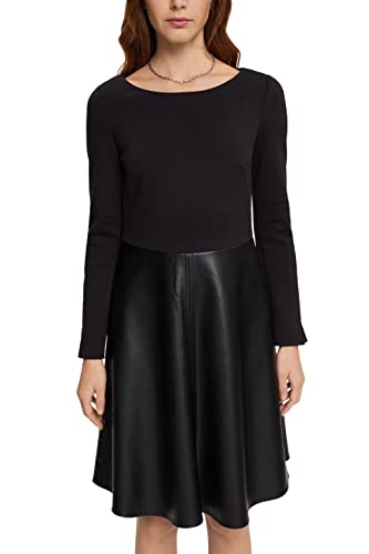 ESPRIT Damen 112EE1E313 Kleid, 001/BLACK, 34 von ESPRIT