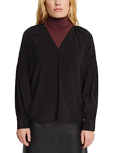 ESPRIT Damen 112EE1F315 Bluse, 001/BLACK, XS ESPRIT Damen 112EE1F315 Bluse, 001/BLACK, XS von ESPRIT