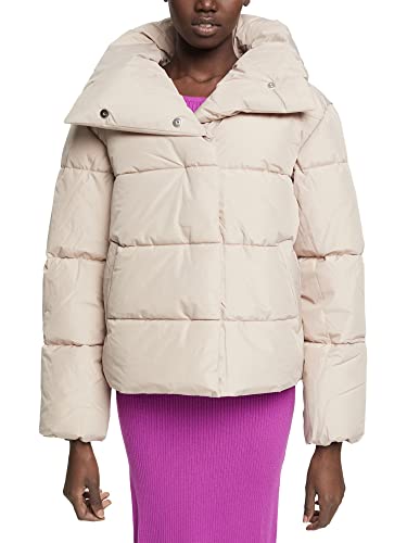 ESPRIT Damen 112EE1G314 Jacke, 260/LIGHT Taupe, L von ESPRIT