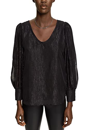 ESPRIT Damen 112EO1F304 Bluse, 001/BLACK, M von ESPRIT