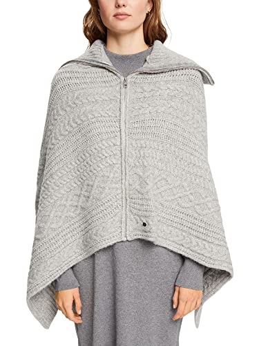 ESPRIT Damen 112ea1q315 Mode Schal, Light Grey, M EU von ESPRIT