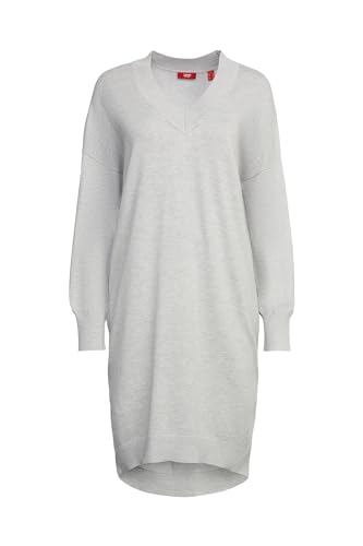 ESPRIT Damen 113EE1E364 Kleid, 044/LIGHT Grey 5, X-Small von ESPRIT