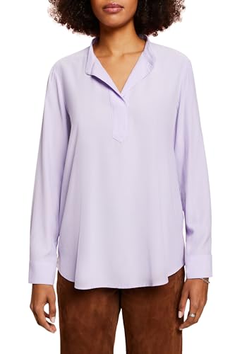 ESPRIT Damen 113EE1F348 Bluse, 570/LAVENDER, XX-Small von ESPRIT