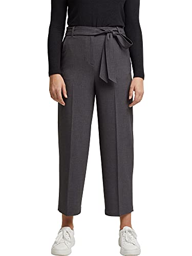 ESPRIT Damen 120EE1B317 Hose, 020/DARK Grey, 36 von ESPRIT