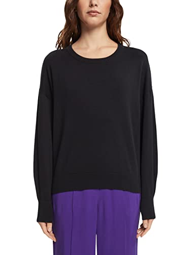 ESPRIT Damen 122CC1I317 Pullover, 001/BLACK, M von ESPRIT