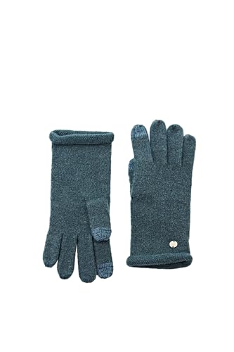 ESPRIT Damen 123EA1R301 Winter-Handschuhe, 460/DARK Turquoise, 1SIZE von ESPRIT