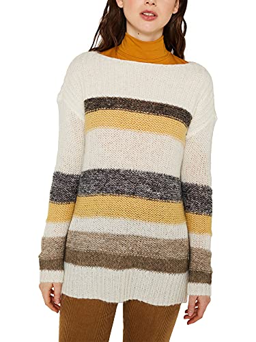 ESPRIT Damen 129Ee1I010 Pullover, Gelb (Dusty Yellow 2 766), X-Large (Herstellergröße: XL) von ESPRIT