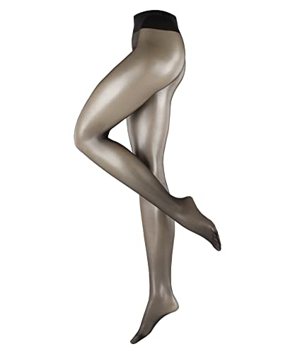 ESPRIT Damen Strumpfhose 20 DEN W Ti transparent einfarbig 1 Stück, Schwarz Black 3000, 36-38 von ESPRIT