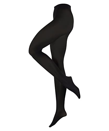 ESPRIT Damen Strumpfhose 50 DEN W TI Halb-Blickdicht einfarbig 1 Stück, Schwarz (Black 3000), 38-40 von ESPRIT