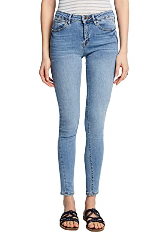 ESPRIT Women's Jeggings Skinny Fit Jeans , SKINNY, BLUE LIGHT WASHED, 28W / 32L von ESPRIT