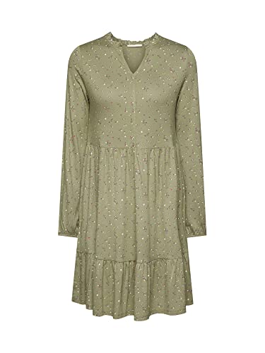 ESPRIT Damen 992CC1E306 Kleid, 348/LIGHT Khaki 4, L von ESPRIT