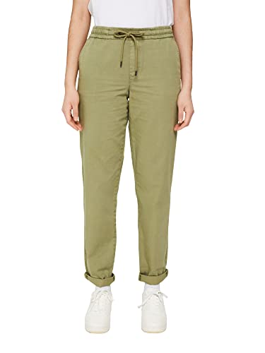 ESPRIT Damen 992EE1B331 Hose, 345/LIGHT Khaki, 34W / 32L von ESPRIT