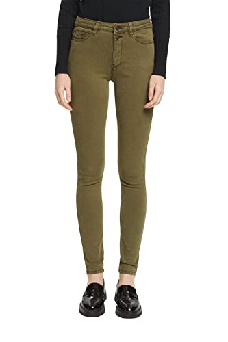 ESPRIT Damen 990ee1b306 Hose, Dark Khaki, 26W / 30L EU von ESPRIT