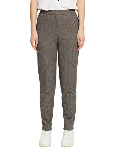 ESPRIT Damen 992EO1B317 Hose, 015/GUNMETAL, 36/30 von ESPRIT