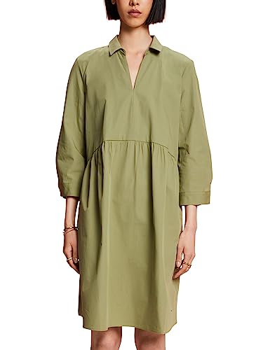 ESPRIT Damen 992ee1e307 Kleid, Light Khaki, 38 EU von ESPRIT