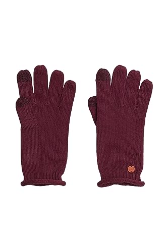 ESPRIT Damen 993EA1R301 Winter-Handschuhe, 515/AUBERGINE, 1SIZE von ESPRIT