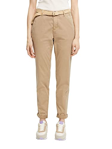 ESPRIT Damen 993EE1B312 Hose, Taupe, 36/30 von ESPRIT