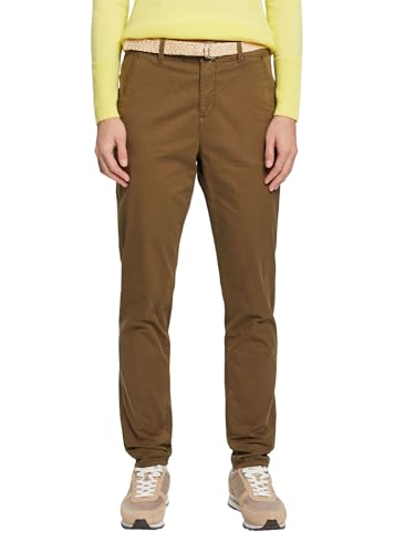 ESPRIT Damen 993ee1b312 Hose, 350/Khaki Green, 30W x 34L ESPRIT Damen 993ee1b312 Hose, 350/Khaki Green, 30W x 34L von ESPRIT