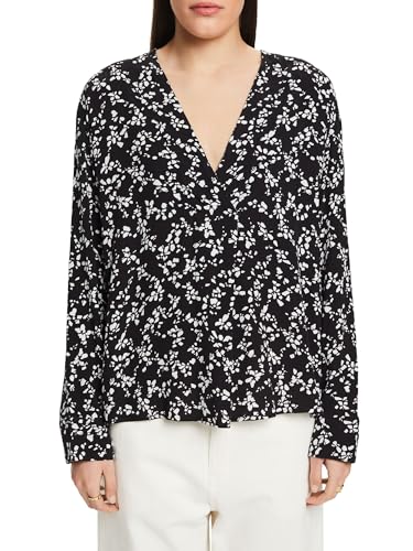 ESPRIT Damen 994EE1F305 Bluse, 002/BLACK 2, X-Small von ESPRIT