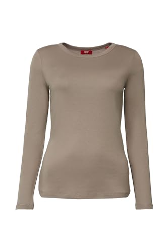 ESPRIT Damen 994EE1K311 T-Shirt, 260/LIGHT Taupe, XS von ESPRIT