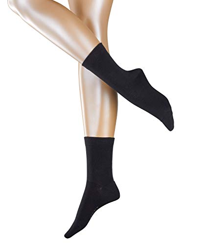 ESPRIT Damen Accent Stripe 2-Pack W SO Hausschuh-Socken, Schwarz (Black 3000), 39-42 (2er Pack) von ESPRIT