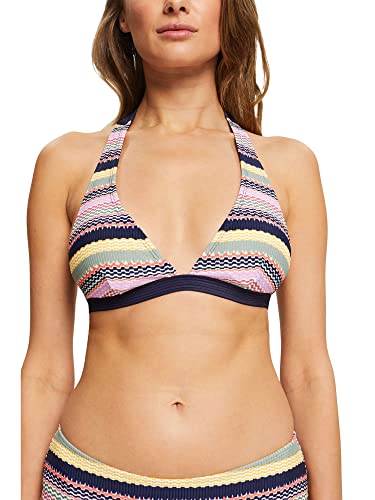 ESPRIT Damen Antigua Beach pad.Halterneck Bikini, Navy 3, 36 C von ESPRIT